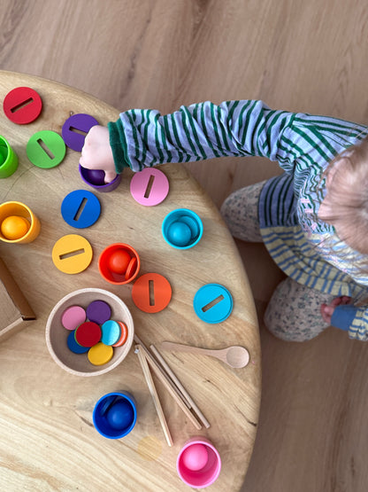 Early Learning Colour Cognition Cups Set | Montessori-Inspired Toy