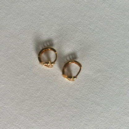 Gaga Heart Hoop Earrings