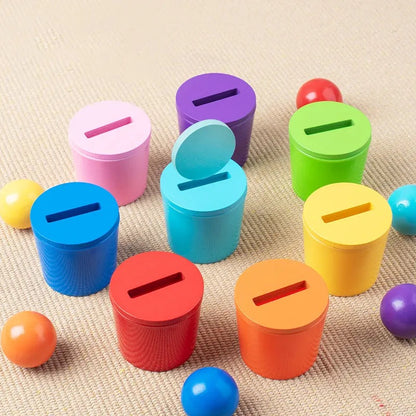 Early Learning Colour Cognition Cups Set | Montessori-Inspired Toy