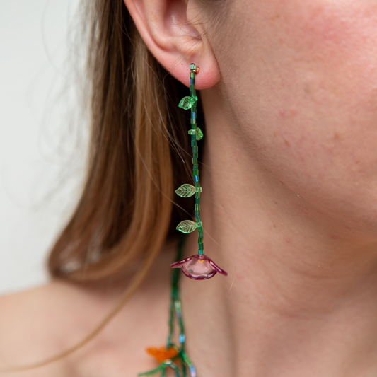 Kičo Earrings: Fairy Garden Charm