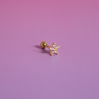 Teodora Flower Stud | Individual