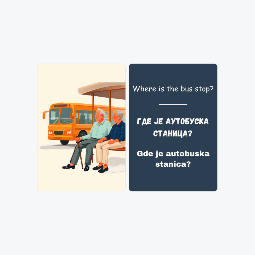 Serbian Communication Flashcards for Seniors ™