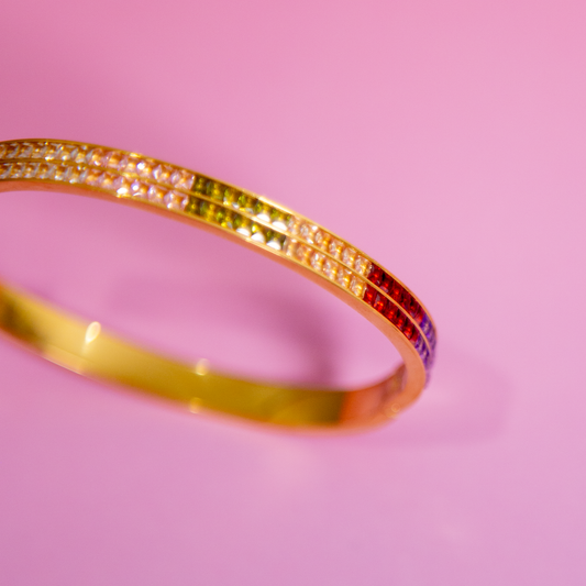 Vera Gemstone Bangle