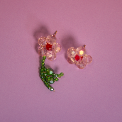 Danica Blossom Handmade Earrings | Asymmetrical