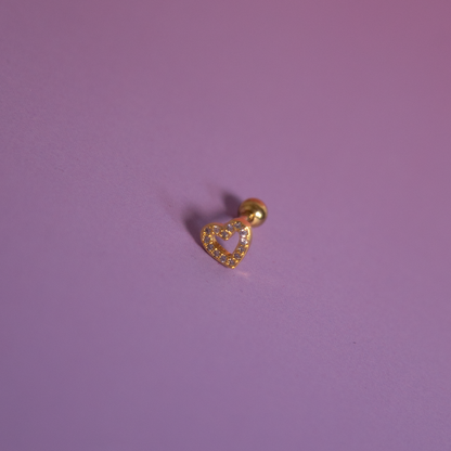 Lena Heart Stud | Individual