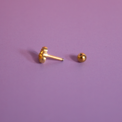 Lena Heart Stud | Individual