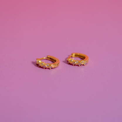 Lana Twisted Vine Huggie Earrings