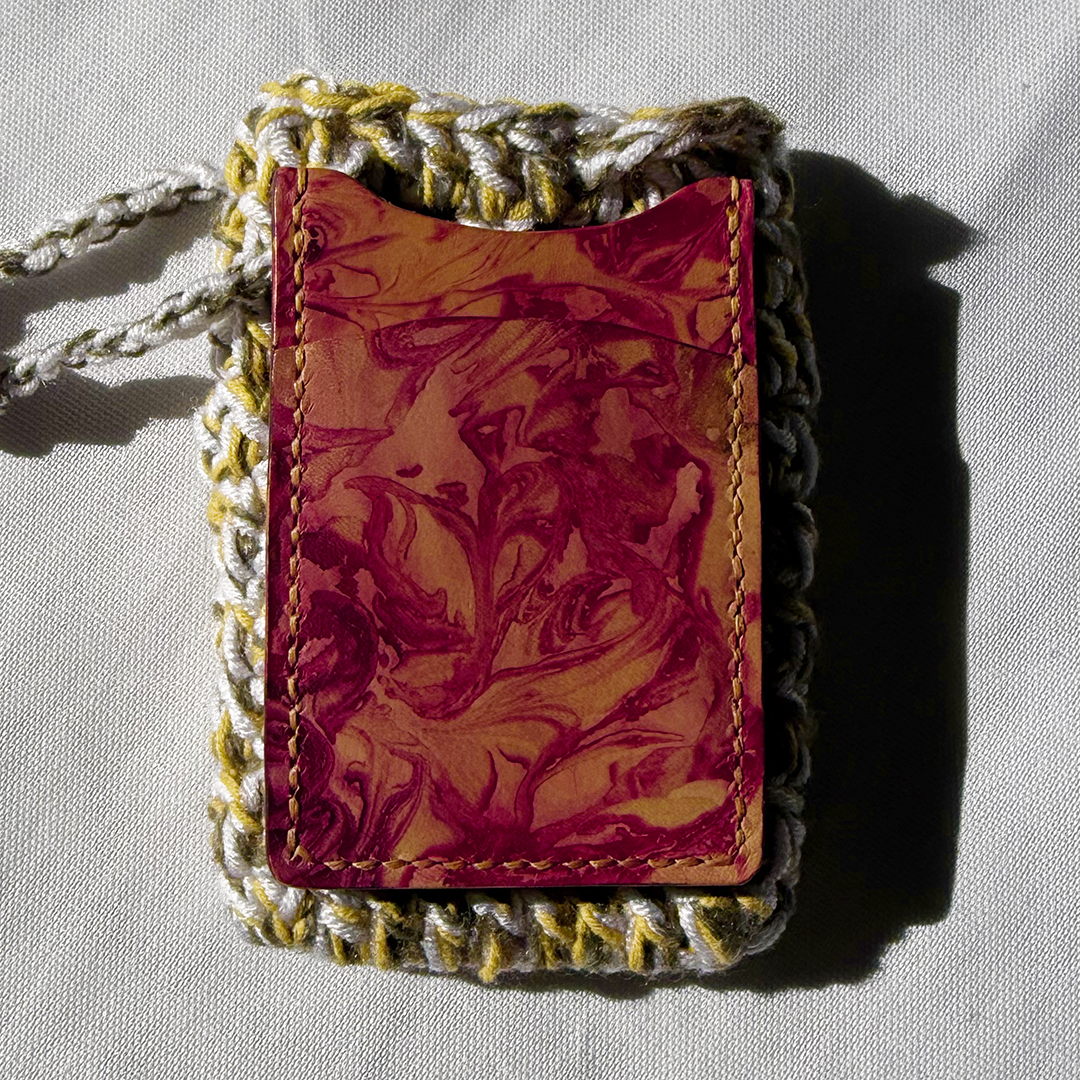 Srkule Card Holder | Sienna/ Maron